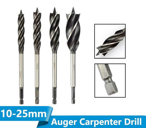 4 Flute Auger Carpenter Drill Bit