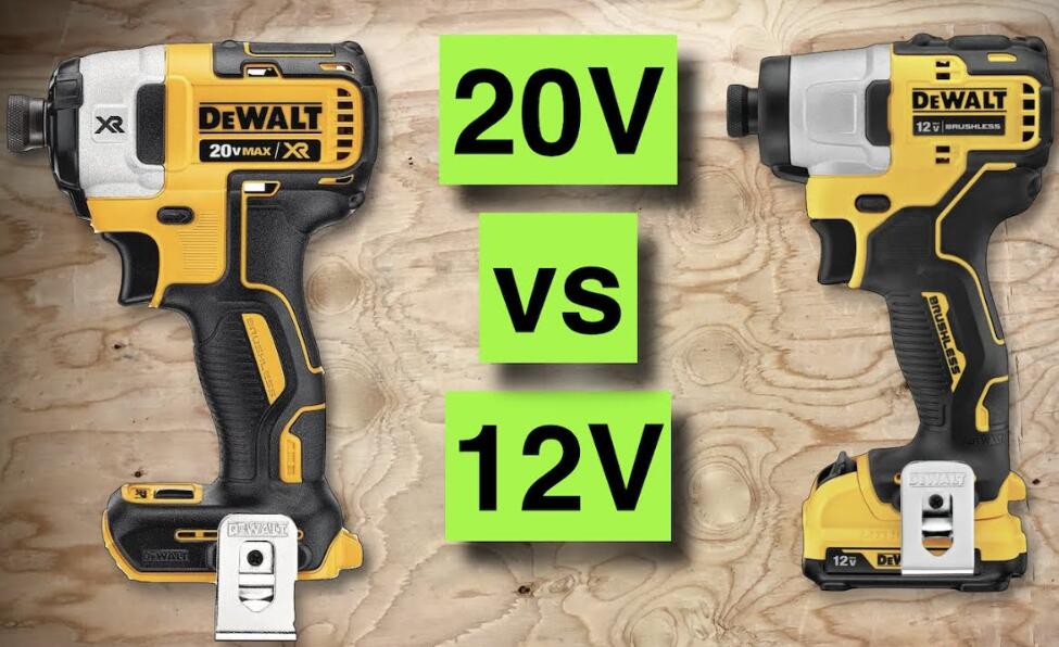 12V vs. 20V Drills