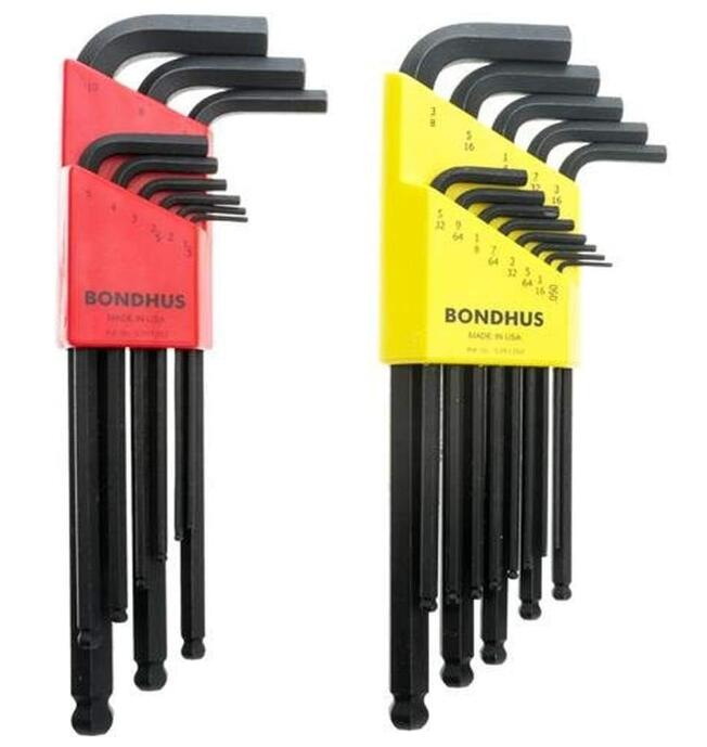 Bondhus 20199 Balldriver L-Wrench Double Pack