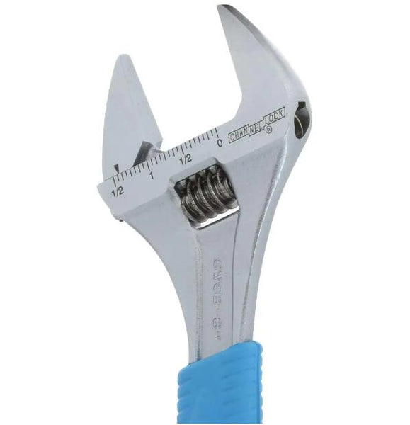 Channellock 8WCB 8-Inch WideAzz Adjustable Wrench Details 1