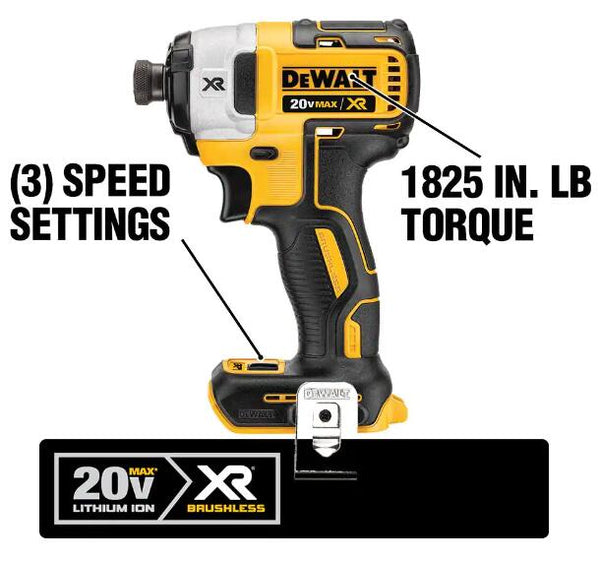 DEWALT DCF887M2 20V MAX XR Impact Driver 1