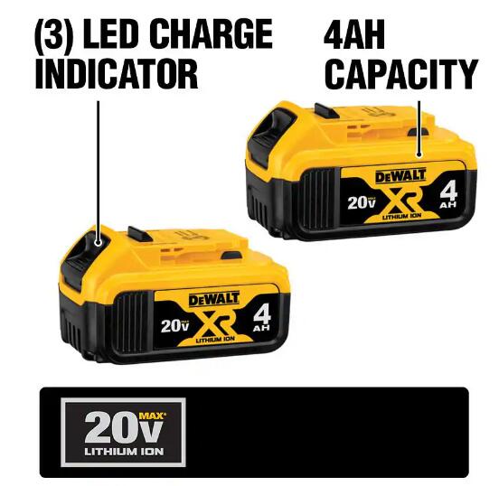 DEWALT DCF887M2 20V MAX XR Impact Driver 2