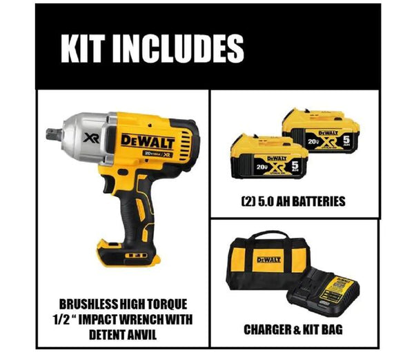 DEWALT DCF899P2 Includes