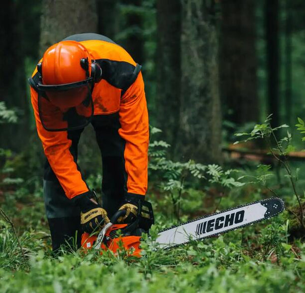 ECHO CS-590 Timber Wolf Chainsaw Use