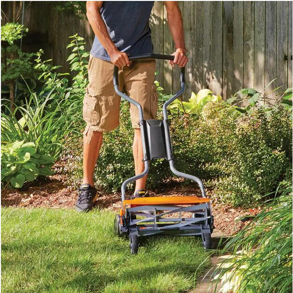 Fiskars 17 Inch Staysharp Push Reel Lawn Mower 3