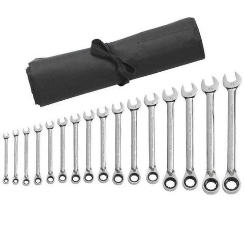 GEARWRENCH 16 Pc. Ratcheting Combination Wrench Set