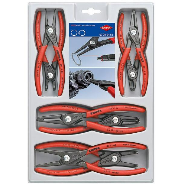 Knipex 00 20 04 SB Precision Circlip Pliers Set