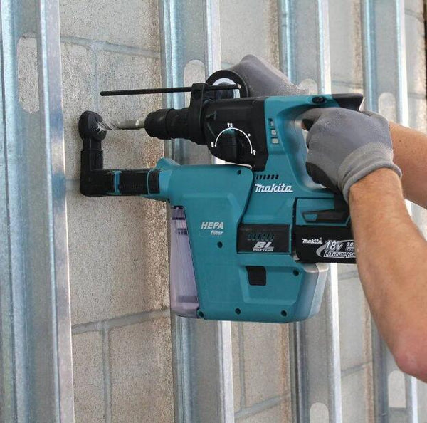 Makita XRH01Z Brushless Cordless Rotary Hammer Drill Use