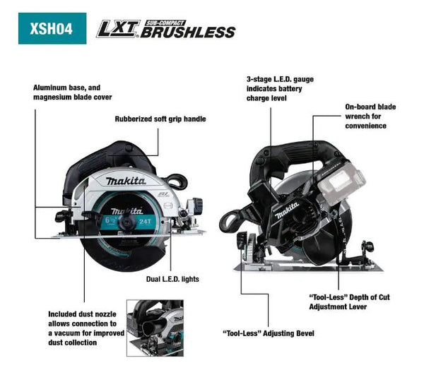 Makita XSH04ZB Details 1