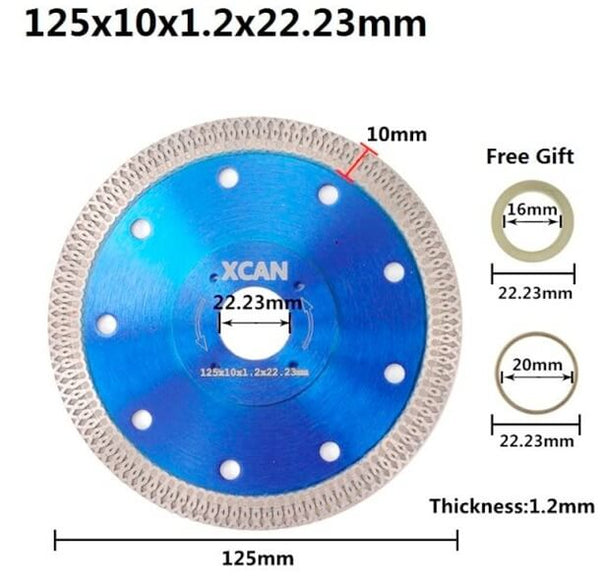 1PC Diamond Saw Blade For Porcelain Tile Ceramic 125mm