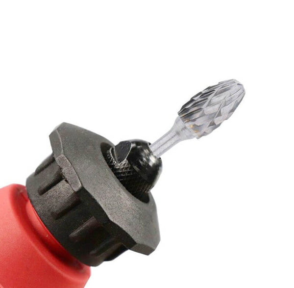 2.35mm Shank Rotary Burrs Set Double Cut use