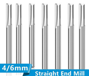 2 Flute Straight Carbide End Mill