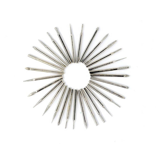 30pcs Diamond Burrs For Engraving