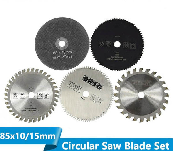 5pcs Circular Saw Blade Set for Wood
