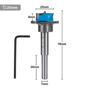 Carbide Forstner Drill Bit 25mm