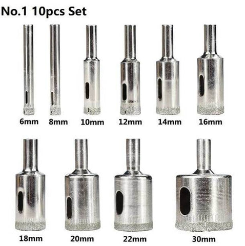 Diamond Coated Drill Bit for Tile Marble Glass Ceramic Hole 6-30mm