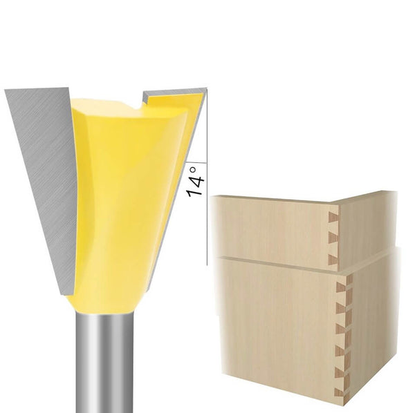 Dovetail Joint Router Bits Set 14 d