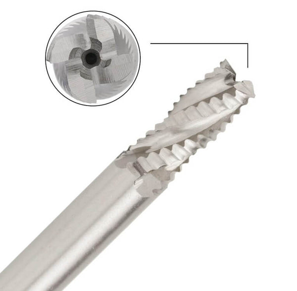 HSS Roughing End Mill 4 Flute Header