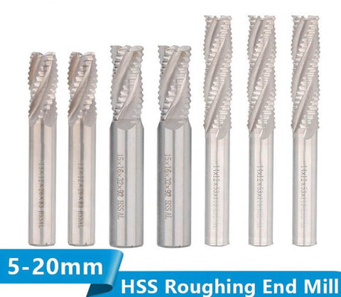 HSS Roughing End Mill 4 Flute