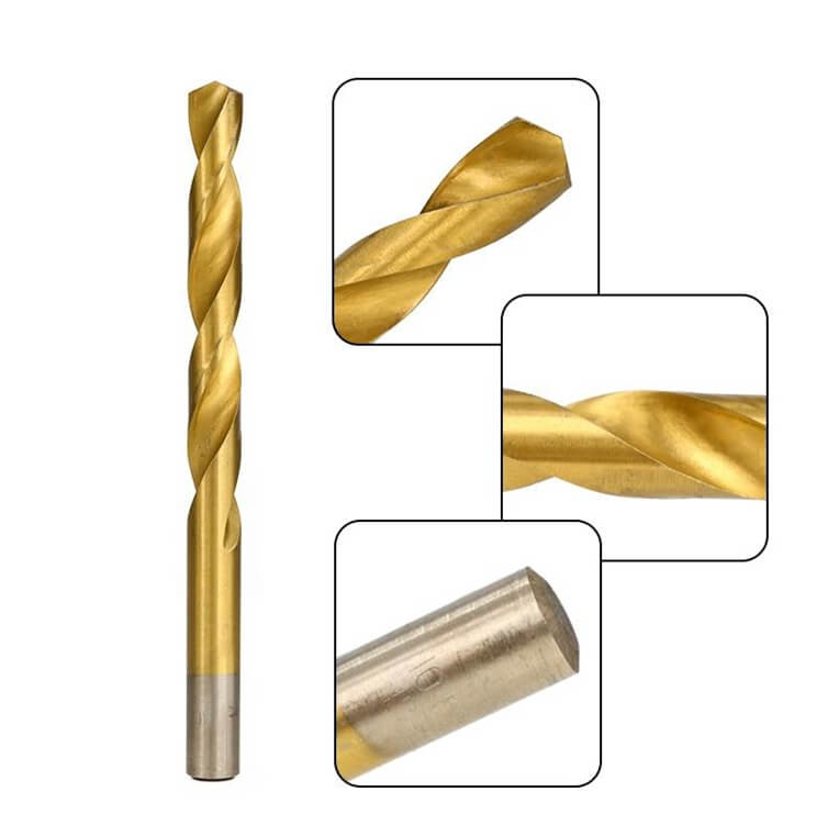 HSS Titanium Coated Twist Drill Bit Set - M3Tools