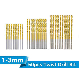 HSS Twist Drill Bit Set 50pcs