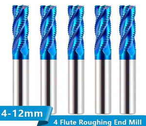 Nano Blue Coating Roughing End Mill 4 Flute