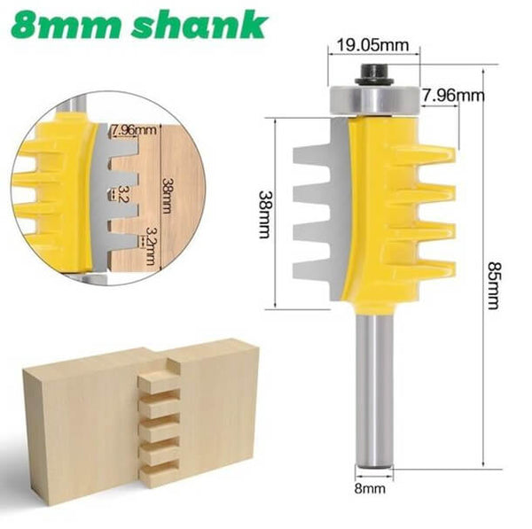 Reversible Finger Joint Router Bit