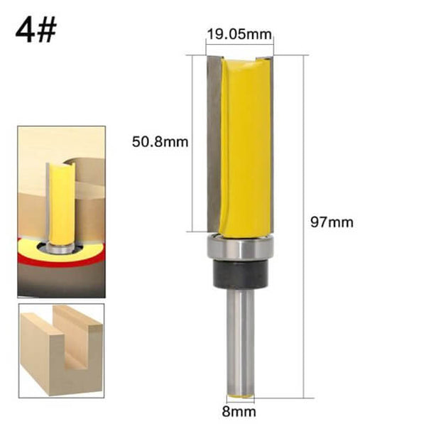 Template Flush Trim Router Bit NO4