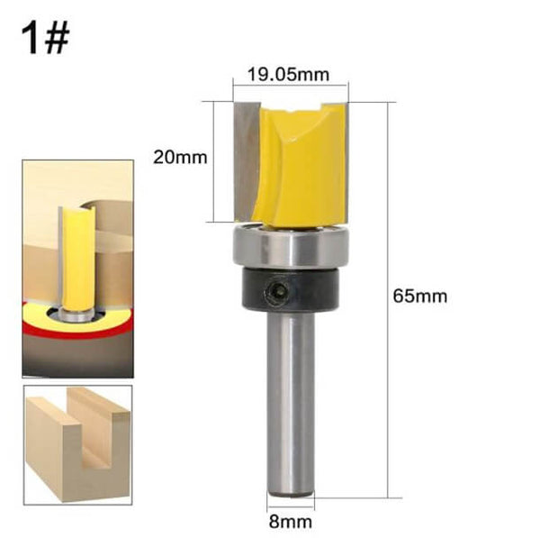 Template Flush Trim Router Bit No1