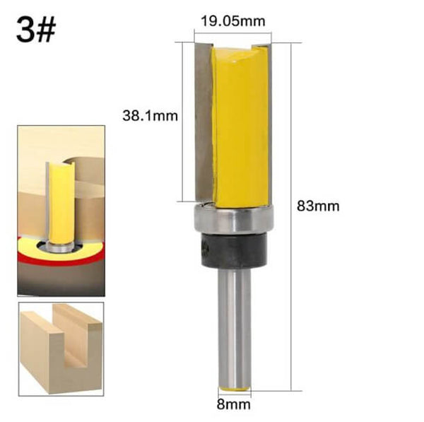 Template Flush Trim Router Bit No3